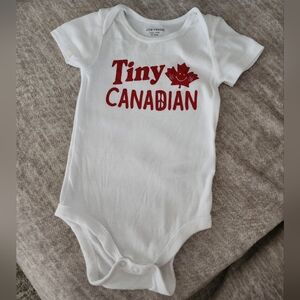 Tiny Canadian Baby Onesie